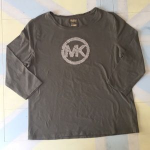 Michael Kors 3/4 sleeve Olive color Top